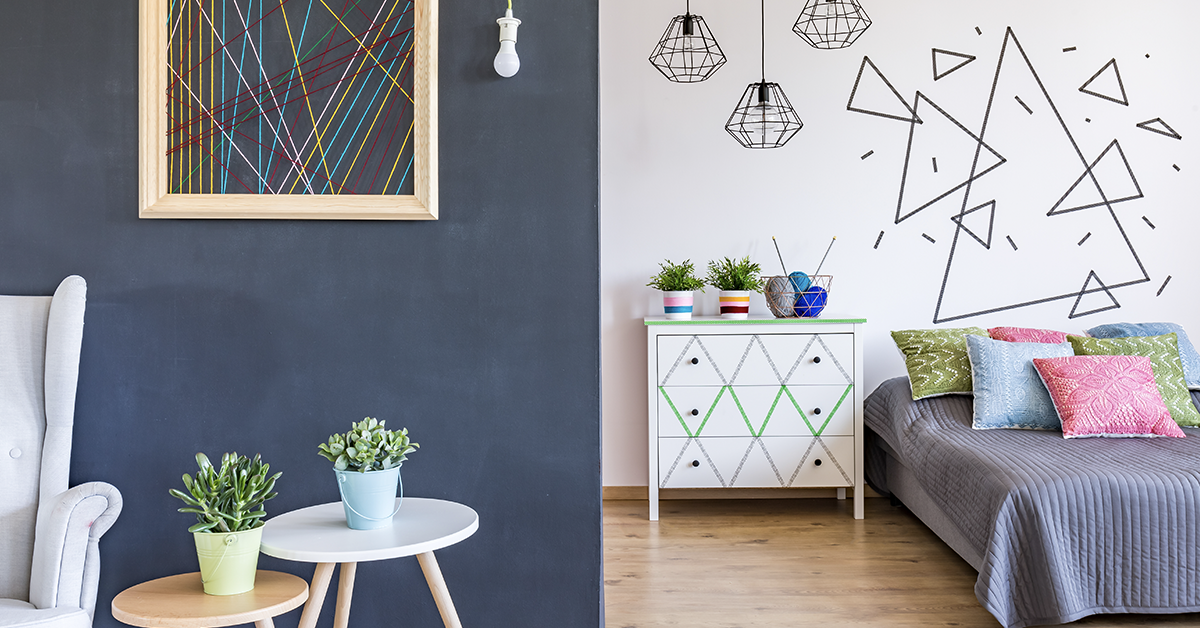 geometric trend image for wall