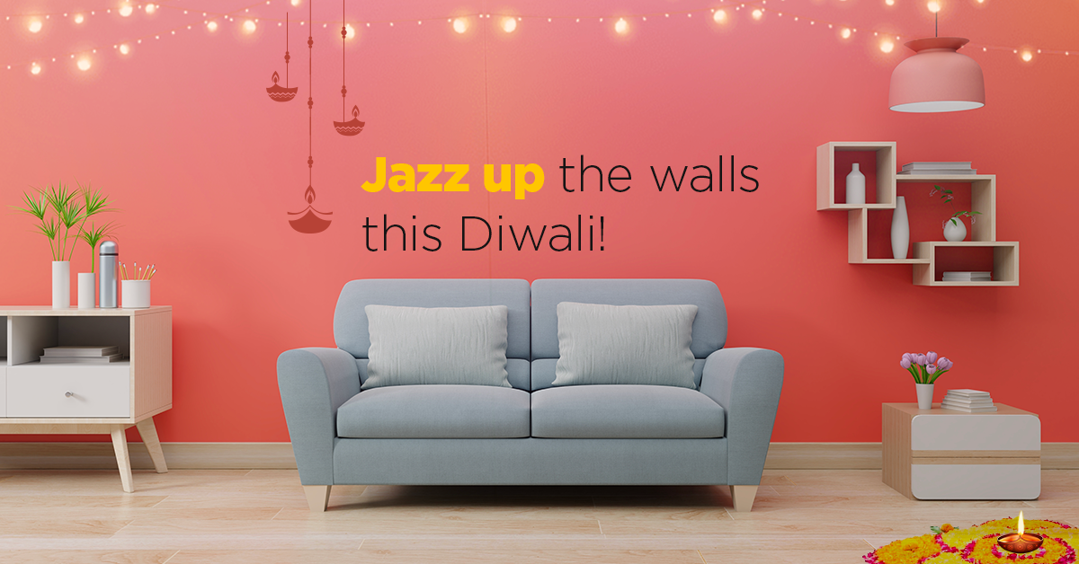 Diwali wall idea