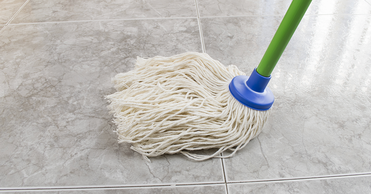 marble floor cleaning