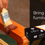 application of enamel paint on furniture