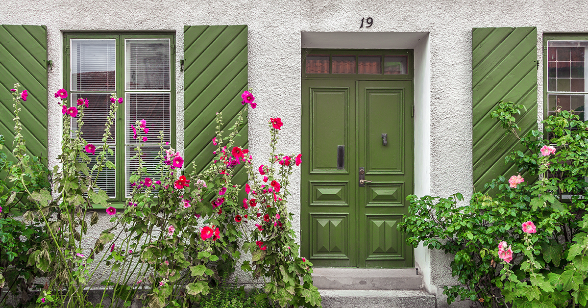 Green Front Door