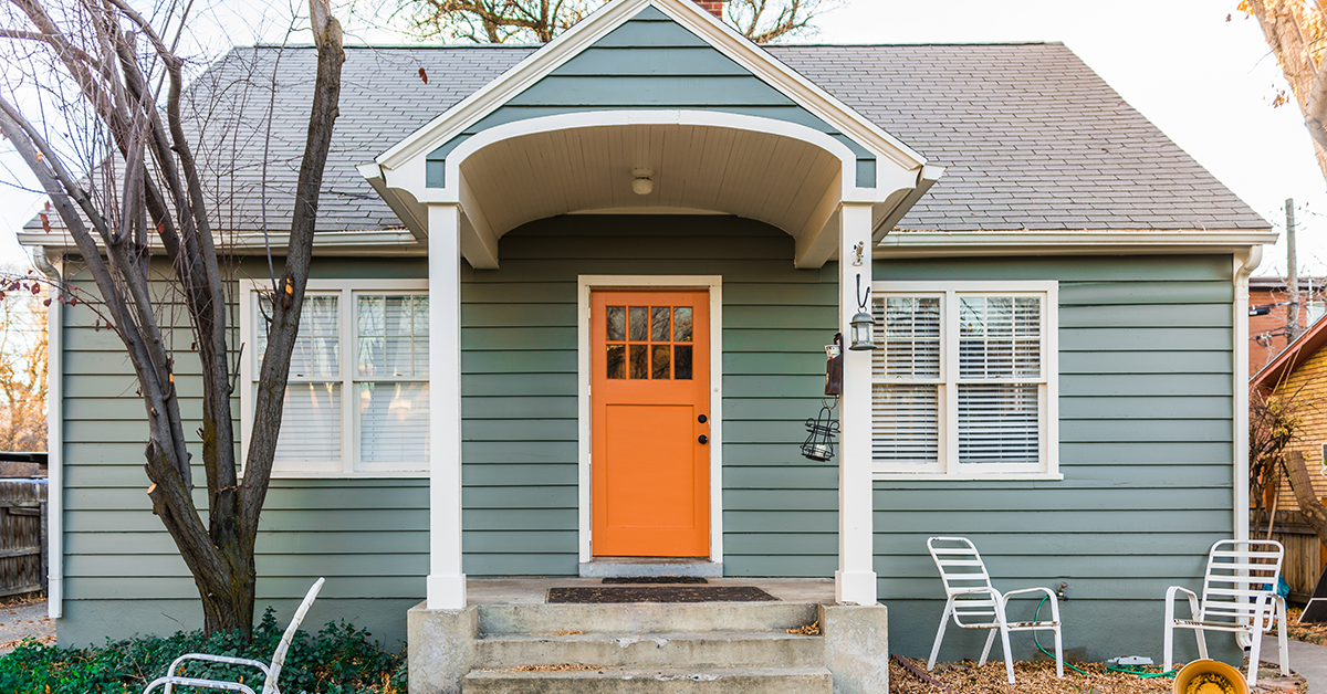 Orange door