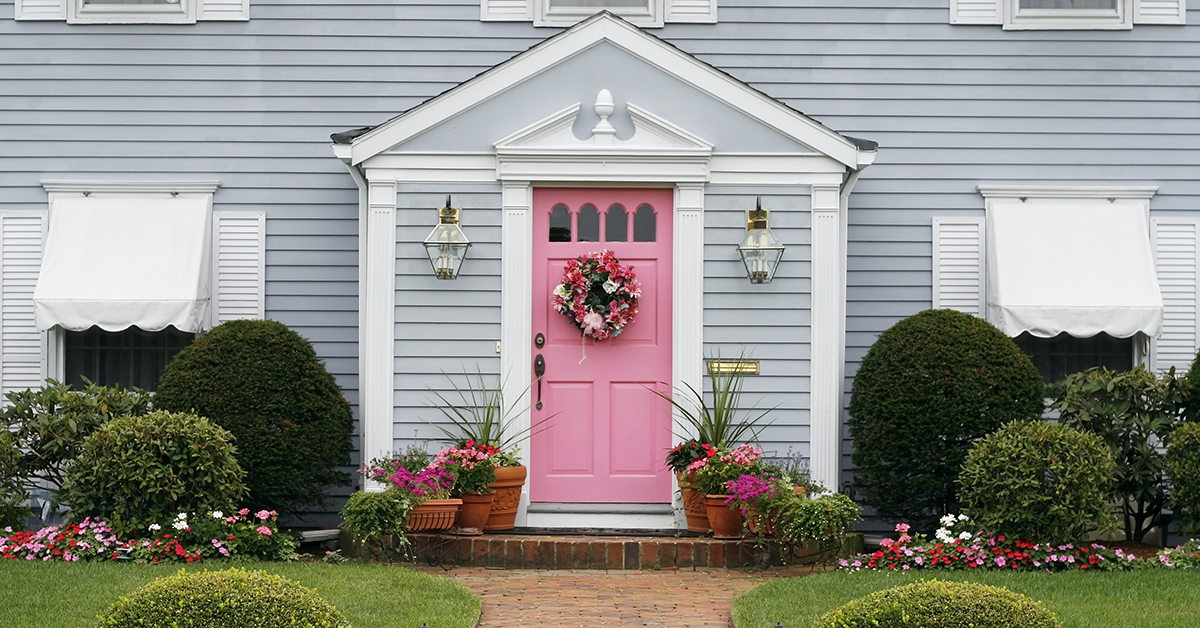 Pink Front Door