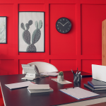 Red Office Walls