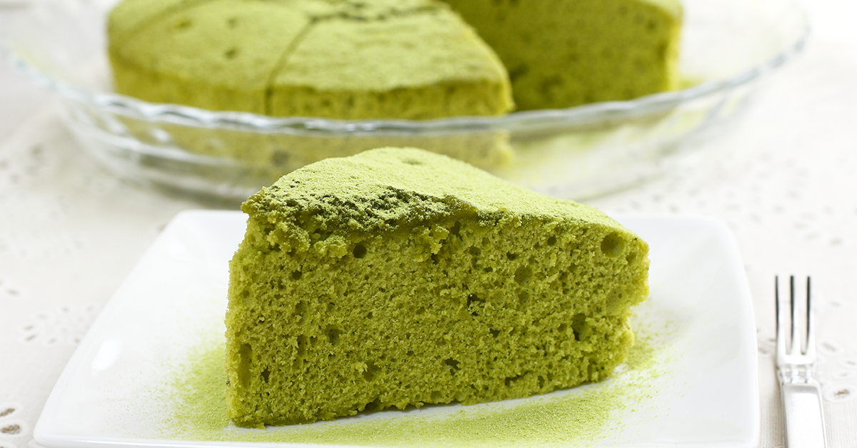 matcha chiffon cake