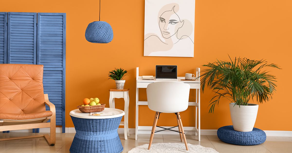 Orange, fun and playful colour