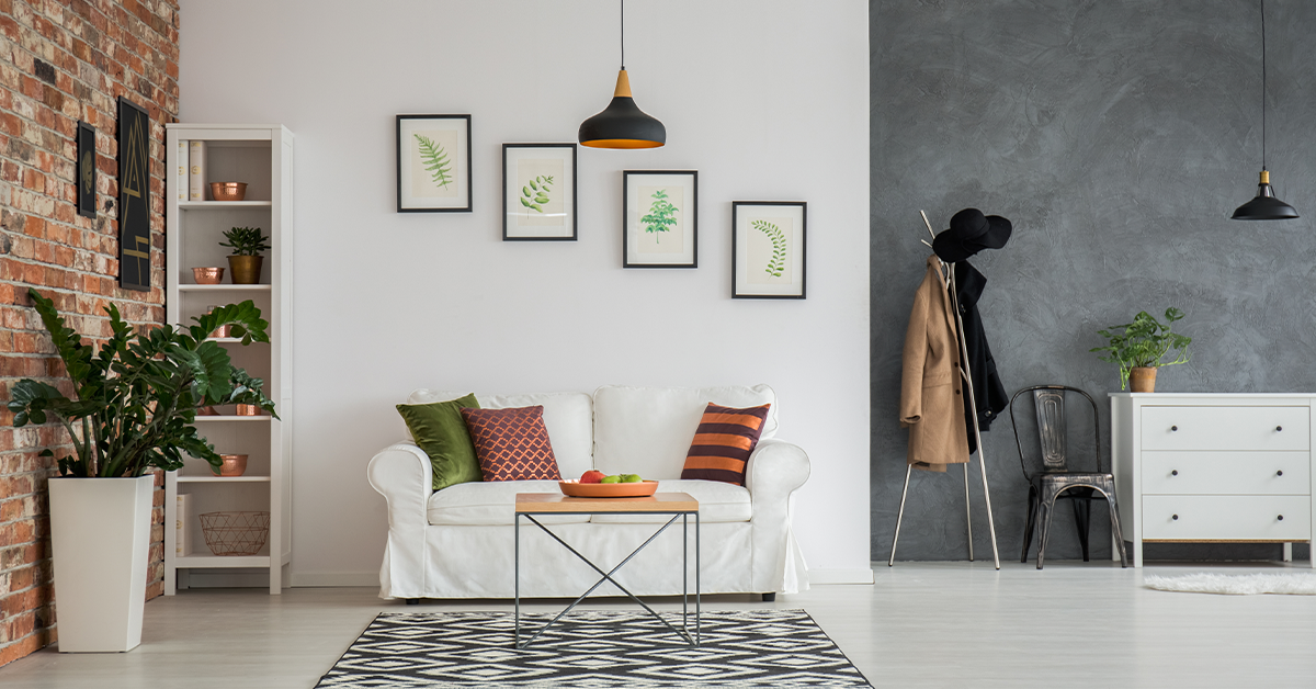 Grey & White Loft Interior Design