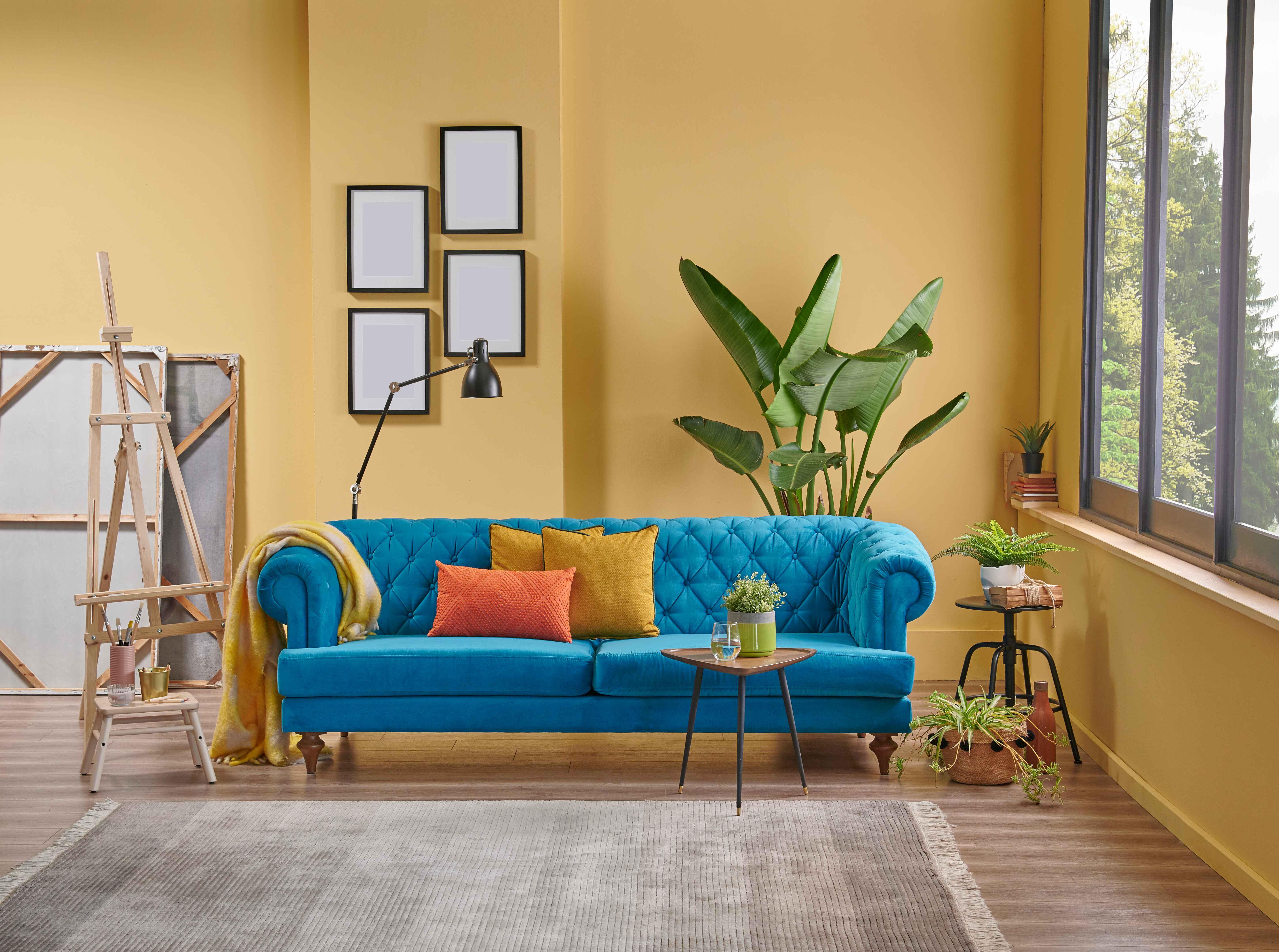 Yellow Living Room 