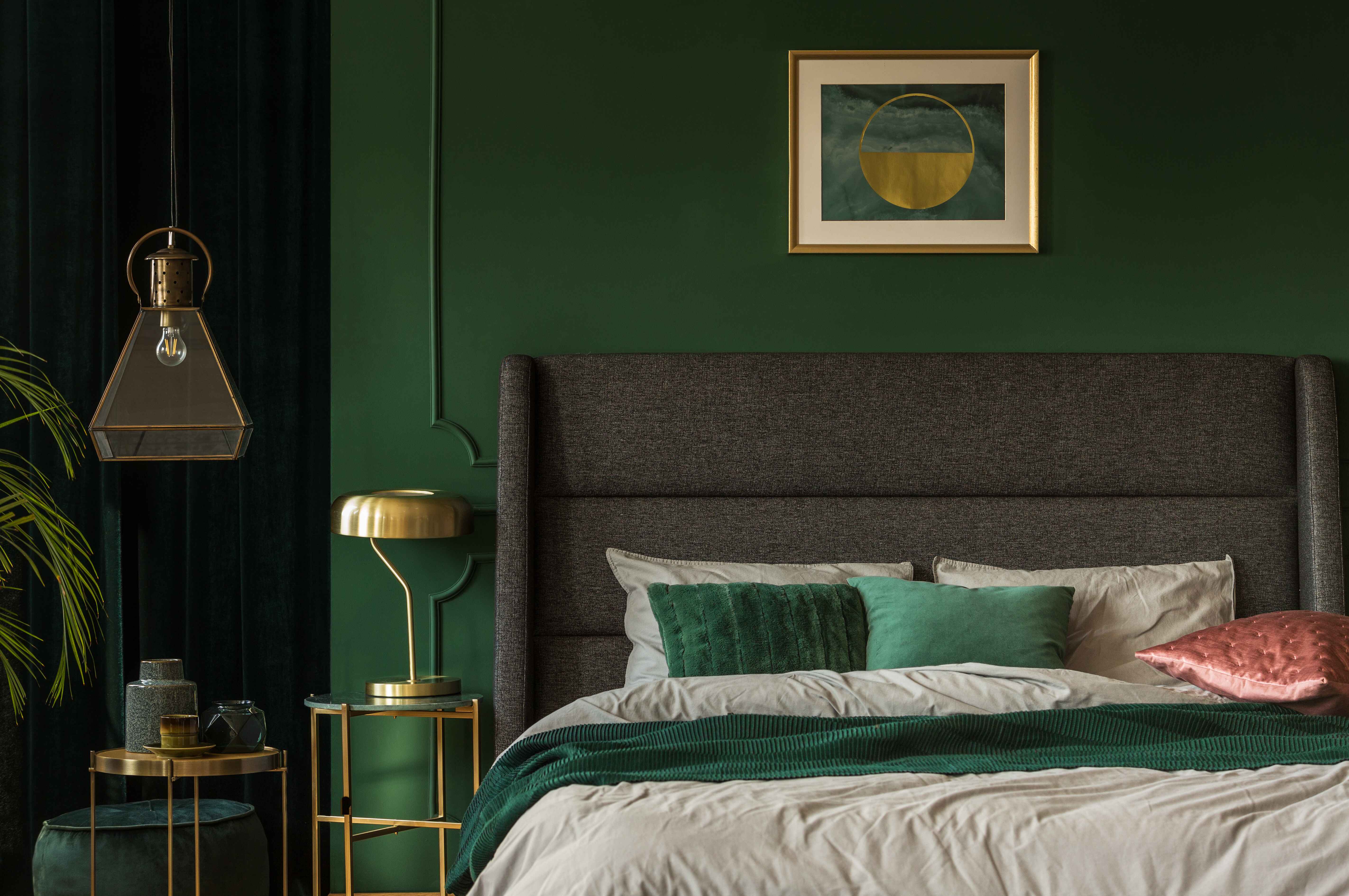 dark green bedroom ideas