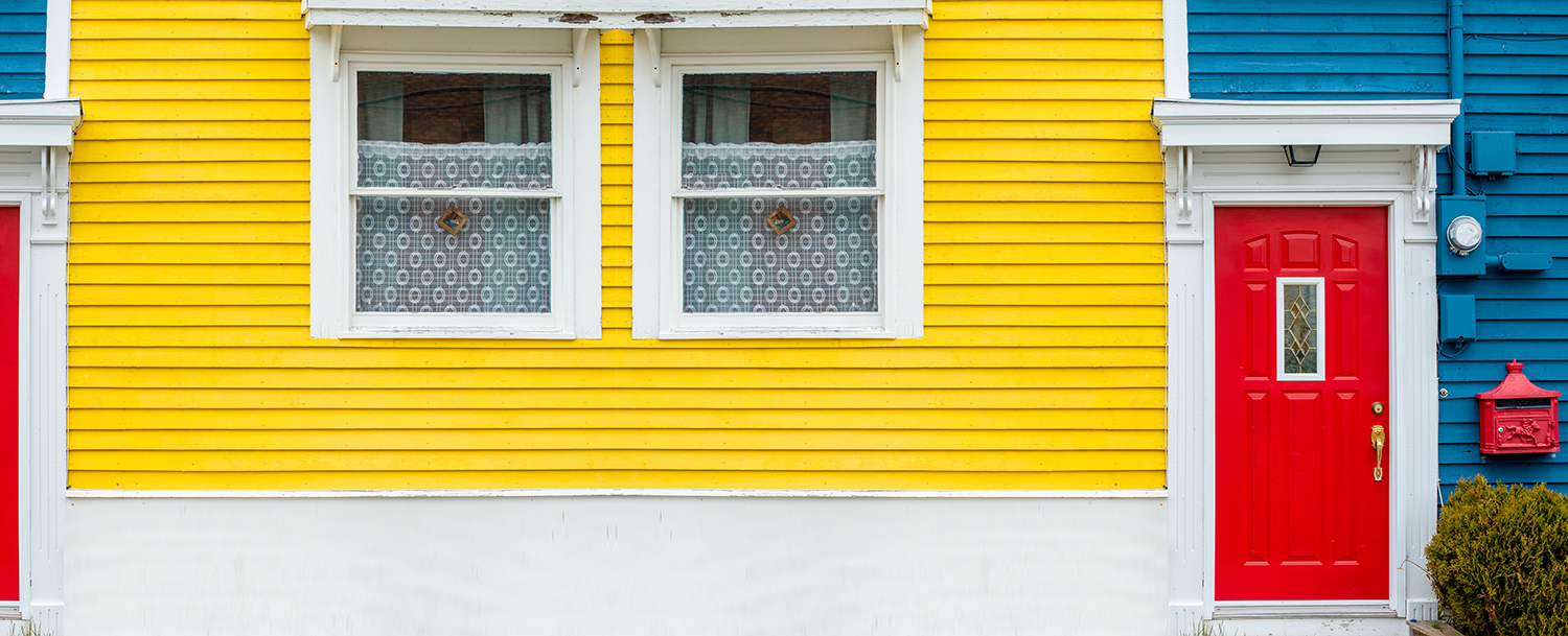 Colourful Exterior Wall