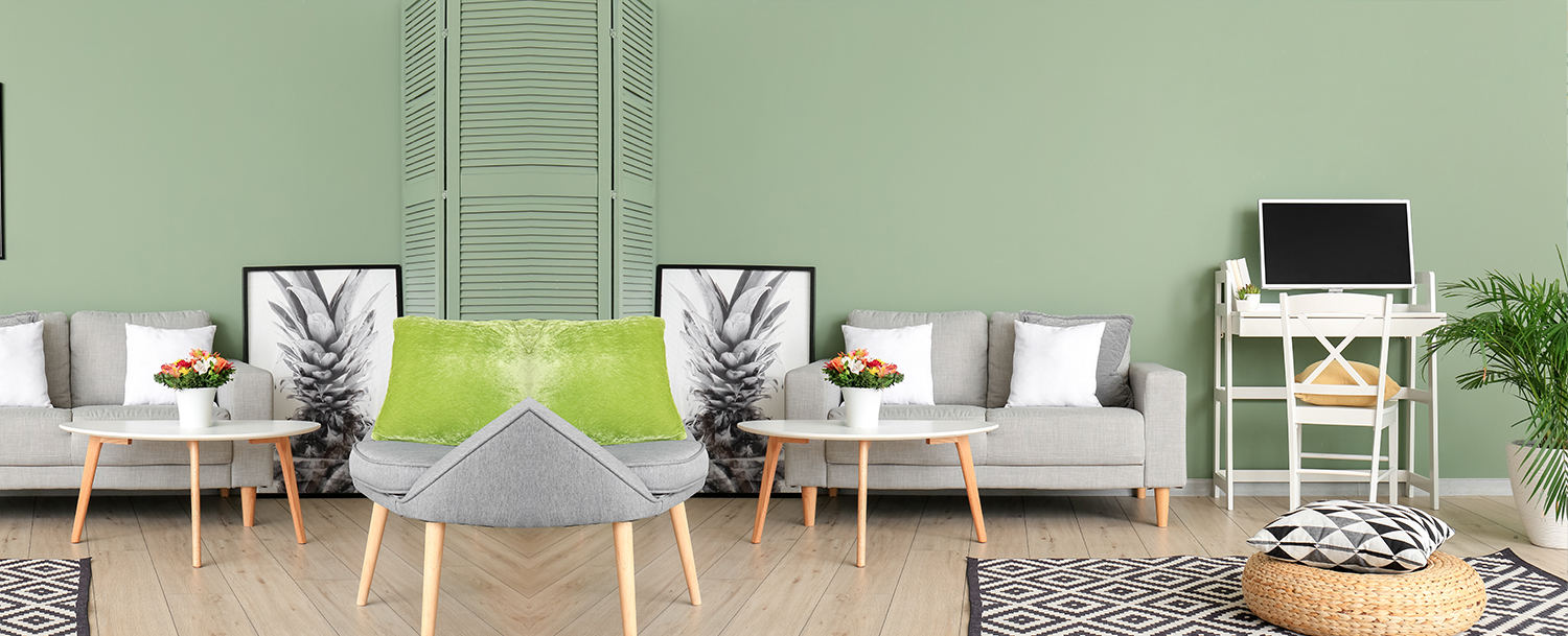 Light Green Living Room