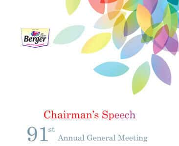 chairman's speech