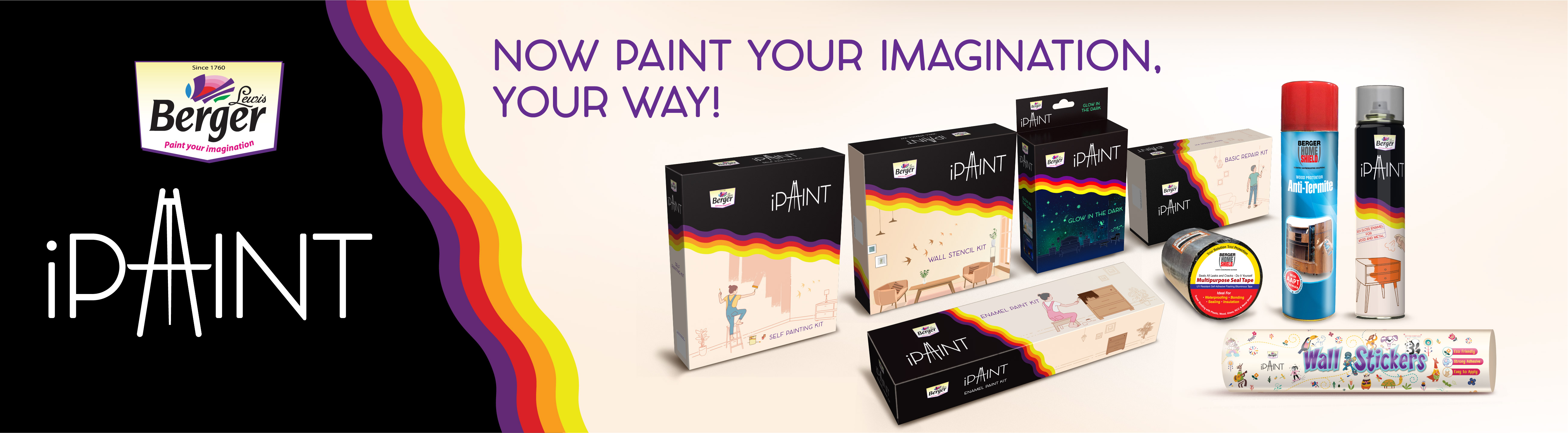 iPaint Enamel Paint Kit Banner